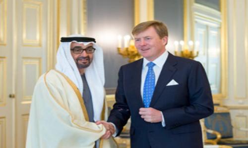 مباحثات إماراتية هولندية لتطوير العلاقات الثنائية