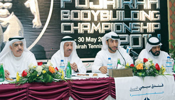 انطلاق بطولة الفجيرة الدولية لبناء الأجسام الجمعة بكلفة مليون درهم