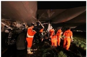 انحراف طائرة سعودية عن المدرج في مطار "مانيلا"